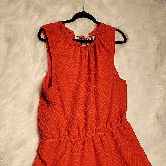 A New Day Orange  dress textured Sz XXL - Picture 4 of 11